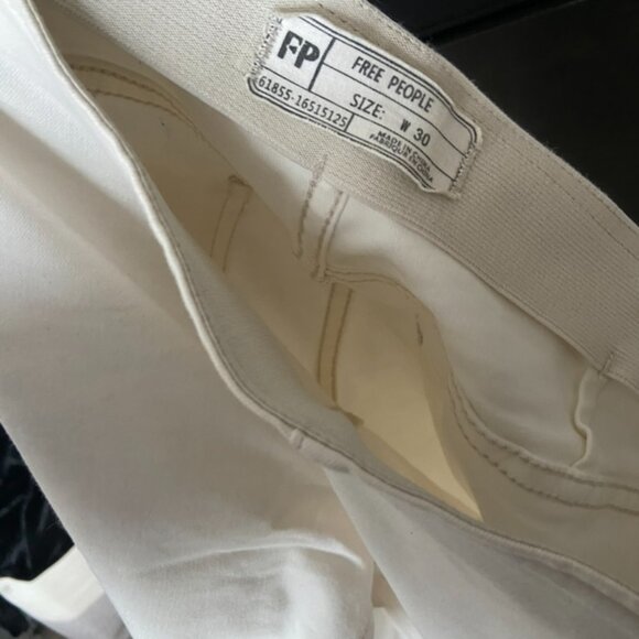 Free People White Bell Bottoms Flare Pants - Picture 6 of 11